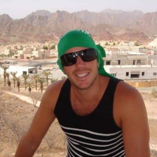 Daniel Tolson - Business Coach - 2007 - Relaxing in Dubai